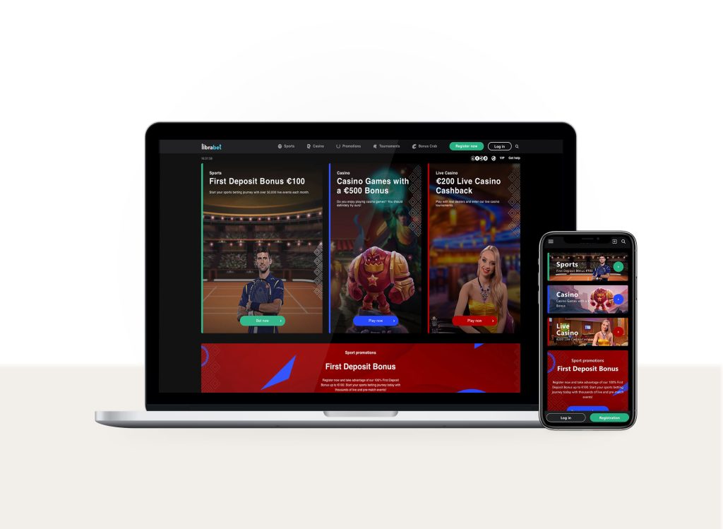 Librabet Online Casino Responsive Example