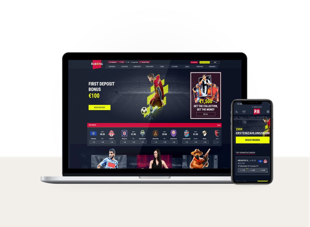 Rabona Online Casino Responsive Example