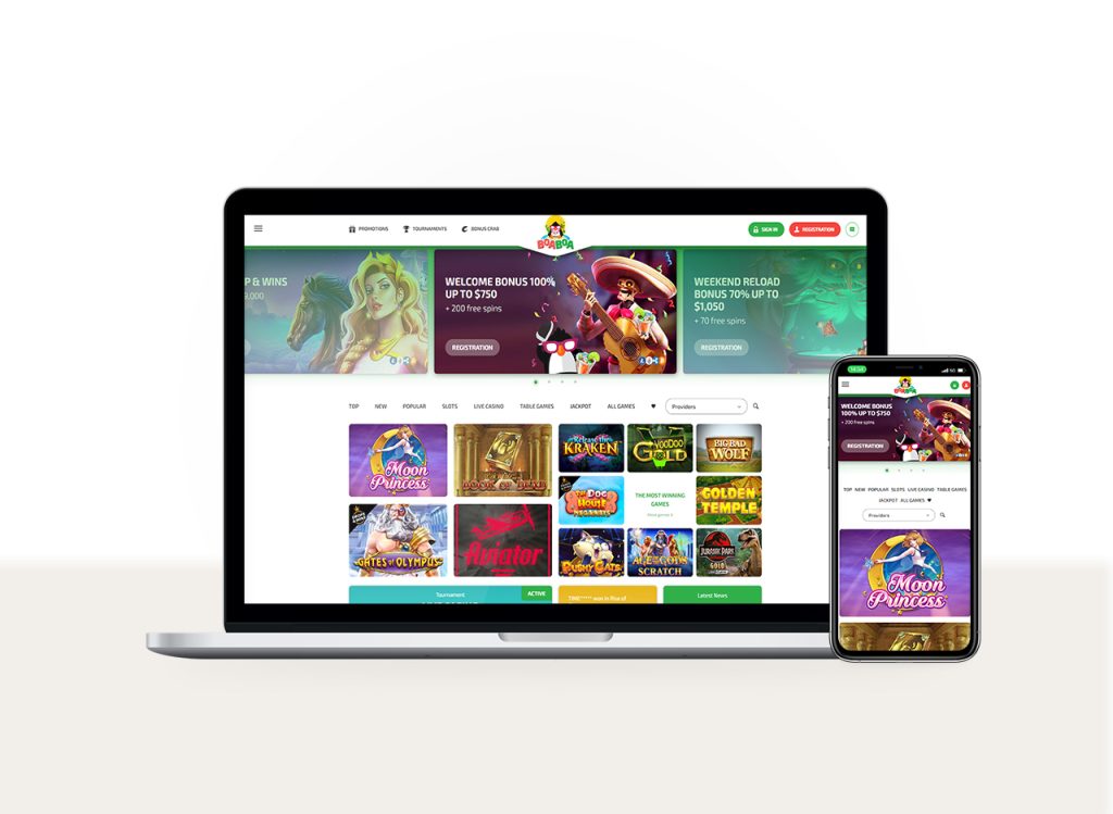 Boa Boa Online Casino Responsive Example