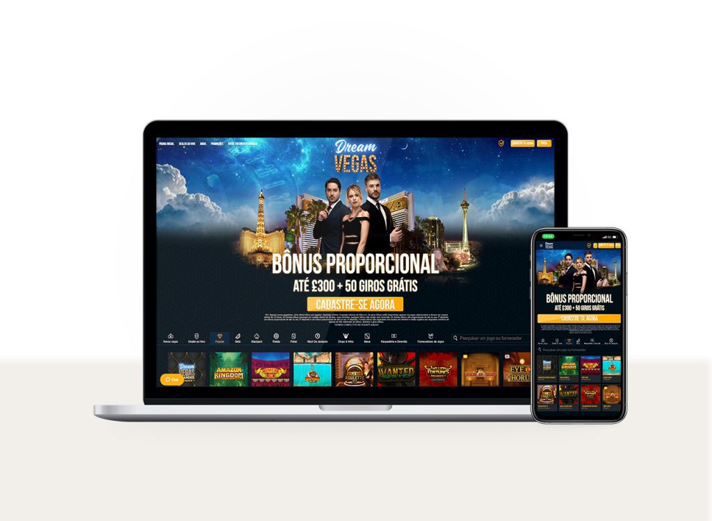 Dream Vegas Online Casino Responsiveness exemple