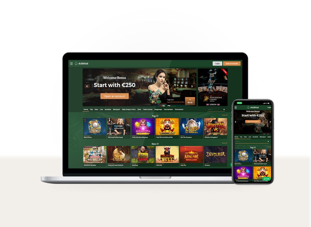 Dublinbet Casino Responsive Exemple