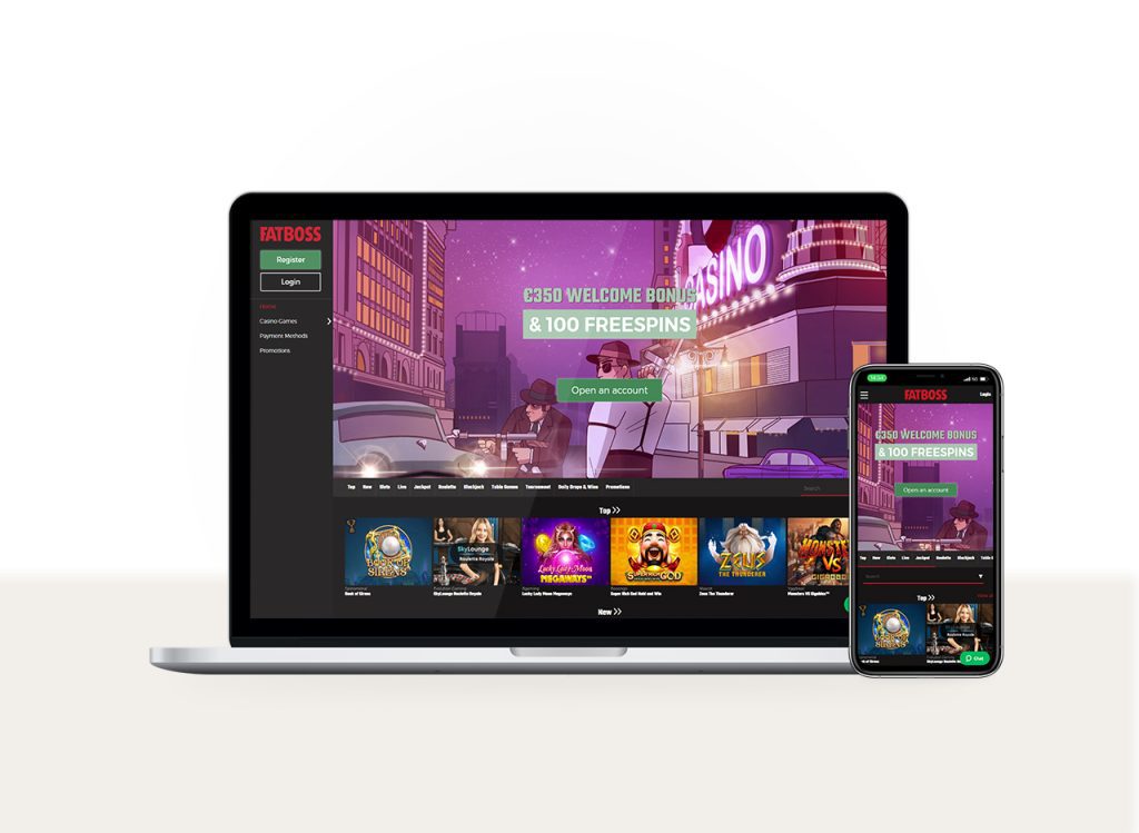 Fatboss Casino Responsive Exemple