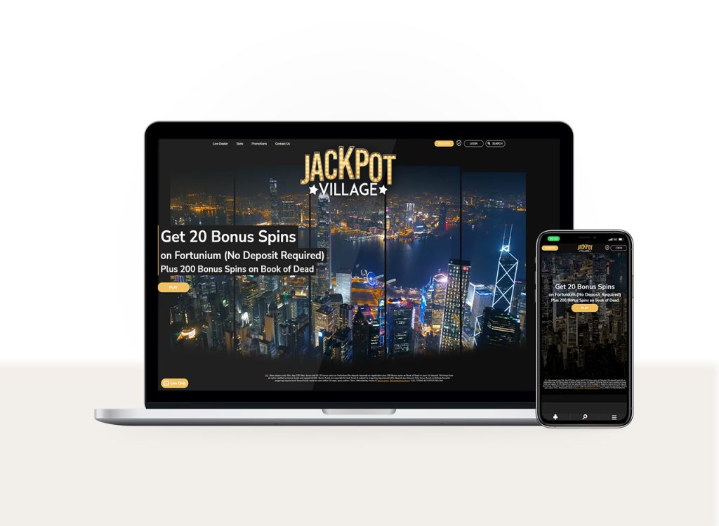 Jackpot Village Casino Responsive Example